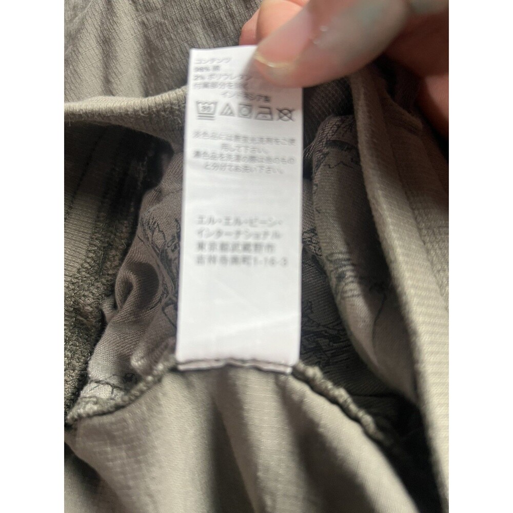 L.L. Bean Women's Ripstop Outdoors Hiking Dark Taupe Stretch Pull-On Pants M - Picture 9 of 13